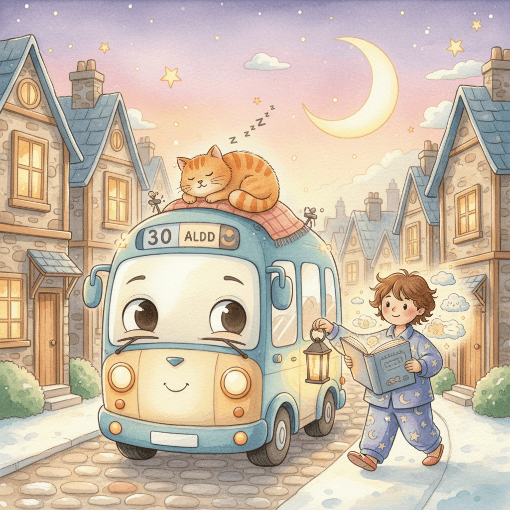 Обложка сериала «Автобус сонного городка»